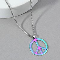 Fashion Stainless Steel Plating Men's Necklace main image 3