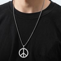 Fashion Stainless Steel Plating Men's Necklace main image 5