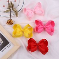 Simple Children's Hair Accessories Candy Color Bubble Flower Bow Hairpin Wholesale main image 6