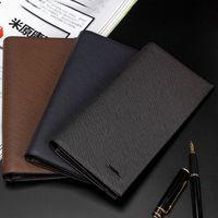 Men's Long Thin Wallet Casual Multi-card Card Holder Leather Brand Korean Wallet Large Capacity main image 5
