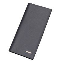 Men's Long Thin Wallet Casual Multi-card Card Holder Leather Brand Korean Wallet Large Capacity main image 3