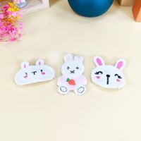 Mignon Ours Lapin Épingle À Cheveux Broderie Peluche Bb Clip Coiffe Pour Enfants En Gros main image 3