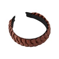 Leder Twist Gewebtes Stirnband Koreanisches Einfaches Stirnband Im Retro-stil main image 6