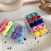 25 Sets Of Color Hair Rope Strong Elasticity Head Rope Candy Color Hair Tie Basic Rubber Band Leather Case Girl Japanese And Korean Hair Accessories main image 1