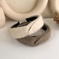 Korean Version Wool Knotted Wide-brimmed Headband main image 1