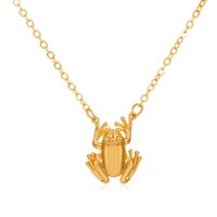 New Frog Pendant Necklace Creative Fashion Cute Necklace sku image 1