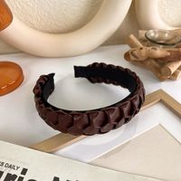 Leder Twist Gewebtes Stirnband Koreanisches Einfaches Stirnband Im Retro-stil sku image 2