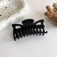 Black Shark Clip Simple Temperament Back Hair Clip Headdress Frosted Hairpin sku image 14