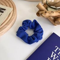 Klein Blue Sanded Headband Autumn And Winter New Wide-brimmed Headband Bb Clip Side Hairpin Headdress Hair Accessories sku image 3