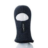 Men's Winter Plus Velvet Thick Warm Woolen Hat Bib Two-piece Outdoor Cold-proof Knitted Head Cap main image 6