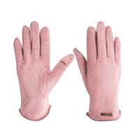 Fashion Solid Color Split Finger Gloves Keep Warm Cold-proof Leaking Gloves main image 6