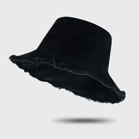 New Style Distressed Solid Color Hat Female Autumn And Winter All-match Casual Fisherman Hat main image 4