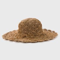 Hand Hook Big Brimmed Straw Hat Summer All-match Garden Sunscreen Sun Hat Tide main image 4