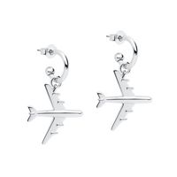 Fashion Trendy Simple Earrings Creative Airplane Earrings main image 6