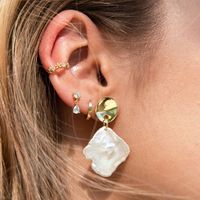 Cross-border Zirkon Quaste Ohrringe Europäische Und Amerikanische Persönlichkeit Ohrringe Geometrische Ohrringe main image 4