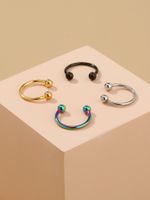 Combination Set Nose Ring Nose Nails Multi-color C-shaped Simple Personality Jewelry main image 4