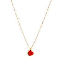 Korean Fashion Love Necklace Red Turquoise Necklace Clavicle Chain Wholesale main image 6