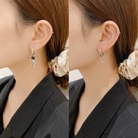 Hip-hop Earrings European And American Metal Astronaut Asymmetrical Astronaut Earrings Trendy Ear Jewelry main image 3
