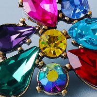 New Glass Diamond Earrings Creative Earrings Personalized Jewelry main image 4