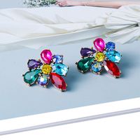 New Glass Diamond Earrings Creative Earrings Personalized Jewelry main image 5