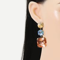 Nouvelles Boucles D&#39;oreilles Personnalisées En Alliage De Mode En Gros main image 3