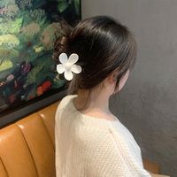 Sun Flower Clip Black And White Flower Hairpin main image 4