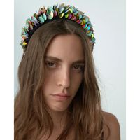 European And American Style Hair Accessories Exaggerated Ethnic Style Sequined Headband Wholesale main image 1
