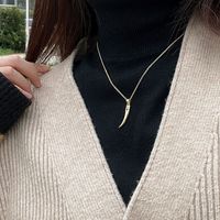 Ins Cross-border European And American Golden Pepper Pendant Female In Stock Wholesale Fresh Electroplated Inlaid Zirconium Pepper Eye Ornament main image 1