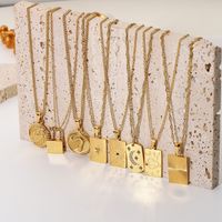 Simple Style Geometric Stainless Steel Plating Gold Plated Necklace main image 5