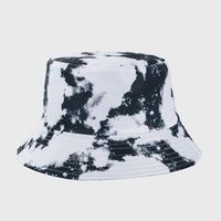 Personality Tie-dye Fisherman Hat Men's Summer Sunscreen Sunshade Hat Women Fashion Wild Double-sided Basin Hat sku image 2