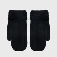 New Korean Version Of Wool Fleece Gloves Autumn And Winter Knitted Mittens sku image 1