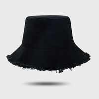 New Style Distressed Solid Color Hat Female Autumn And Winter All-match Casual Fisherman Hat sku image 2
