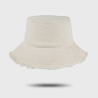 New Style Distressed Solid Color Hat Female Autumn And Winter All-match Casual Fisherman Hat sku image 3