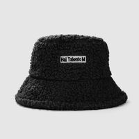 Autumn And Winter Warm Lamb Wool Fisherman Hat Net Celebrity Fashion Wild Small Washbasin Hat sku image 1