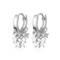 Korean Temperament Personality Wild Star Earrings Fashion Simple Earrings Ear Jewelry sku image 2