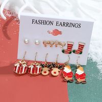Christmas Plating Alloy No Inlaid Earrings Ear Studs sku image 11