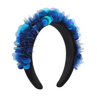 European And American Style Hair Accessories Exaggerated Ethnic Style Sequined Headband Wholesale sku image 2