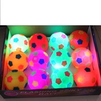 New Luminous Elastic Luminous Volleyball Massage Ball Water Polo Flashing Sound Ball Wholesale main image 4