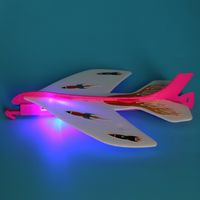 Ejection Luminous Aircraft Flashing Elastic Maneuvering Aircraft Luminous Elastic Aircraft Toy Wholesale main image 4