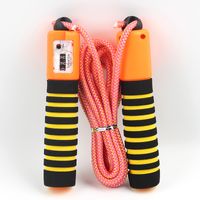 New Skipping Rope Wholesale Color Cotton Glue Skipping Student Automatic Counting Rope Sponge Handle sku image 2