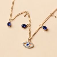 Mode Strass Oeil Collier main image 5