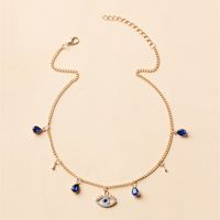 Mode Strass Oeil Collier main image 7