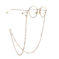 Small Color Beads Non-slip Handmade Glasses Chain Fashion Glasses Rope Lanyard Glasses Accessories main image 3