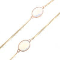 Chain Stainless Steel Opal Oval Pendant Not Easy To Fade Non-slip Glasses Chain main image 4