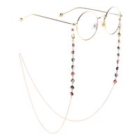 Fashion Simple Color Eyes Handmade Chain Glasses Rope Anti-lost Metal Glasses Chain main image 3