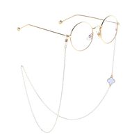 Factory Direct Sales Fashion Simple Black White Grass Eyeglasses Chain Metal Chain Eyeglasses Chain Not Easy To Fade main image 1