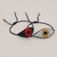 European And American Fashion Bohemian Ethnic Mgb Bead Hand-woven Turkish Devil's Eye Twin Small Bracelet main image 1