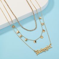 European And American Retro Accessories Gothic Letter Necklace Creative Butterfly Necklace main image 4