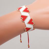 Bohemian Simple Heart Jewelry Miyuki Rice Bead Bracelet Wholesale main image 5