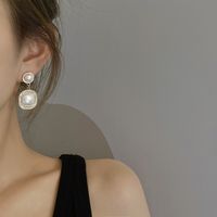 Europäische Und Amerikanische Mode Ohrringe Übertrieben Perlen Strass Schmuck Persönlichkeit Trend Ohrringe main image 1